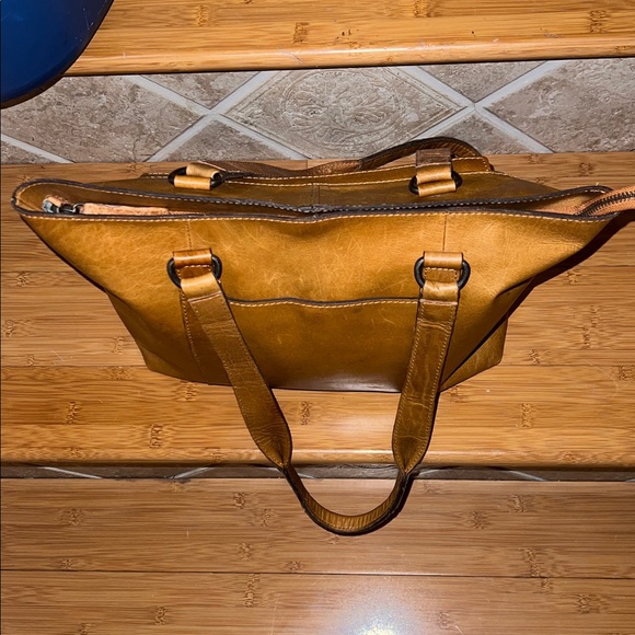 Wild West Los Angeles tan Leather shoulder Bag - Picture 4 of 11